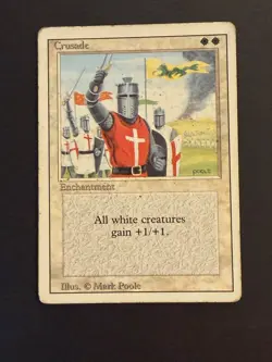 Crusad Revised HP MTG Magic the Gathering - Image 1