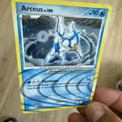 Pokemon TCG Arceus AR4 Holo Rare English 90 HP Fastwave 50 Basic Card - Image 3
