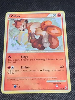 Vulpix Pokemon TCG Call of Legends #75/95 - Image 1