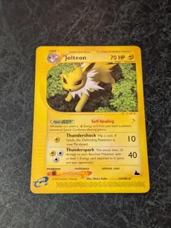 JOLTEON 13/144 Skyridge NON-HOLO rare E-Series / E-Reader Pokemon TCG card - Image 1