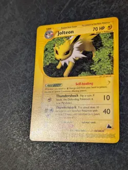 JOLTEON 13/144 Skyridge NON-HOLO rare E-Series / E-Reader Pokemon TCG card - Image 2