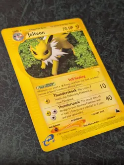 JOLTEON 13/144 Skyridge NON-HOLO rare E-Series / E-Reader Pokemon TCG card - Image 3