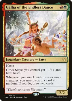 MTG Commander Deck - Aggro Tribal Red, Green - Gallia - Theros Beyond Death - Image 1