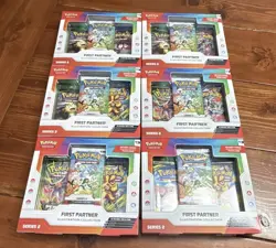 Pokemon TCG First Partner Illustration Collection Series 2 Box Lot of 6 - Image 1