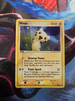 2006 Pokemon EX Trainer Kit 2 Minun #6/12 Pokemon Card MP - Image 1