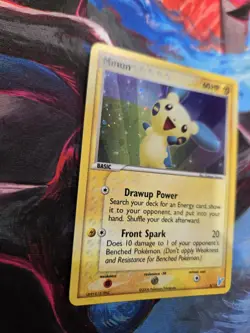 2006 Pokemon EX Trainer Kit 2 Minun #6/12 Pokemon Card MP - Image 2