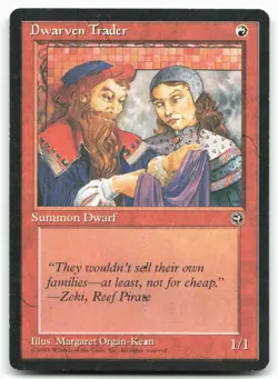 MTG Dwarven Trader [Version 2] C Homelands MP - Image 1