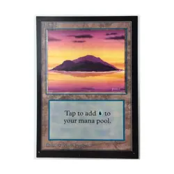 WOTC MtG International Ed. Island (A) (L) NM - Image 1