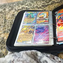 Pokemon TCG Pokemon GO 36-Card Lot Binder Pages Holo Full Art Pikachu - Image 1