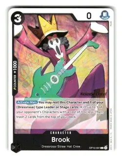 One Piece Royal Blood Release Event Card Brook OP10-091 C - Image 1