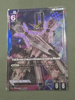 Full Armor Unicorn Destroy Mode Winner Foil- GD03-010 U+ - Gundam Card Game - Image 1