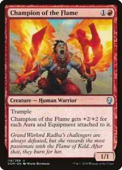 [4x] Champion of the Flame DOM LP MTG - Image 1