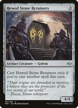 [4x] Hewed Stone Retainers FRF LP MTG - Image 1