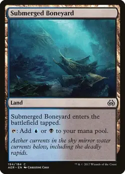 [4x] Submerged Boneyard - Planeswalker Deck AER LP MTG - Image 1