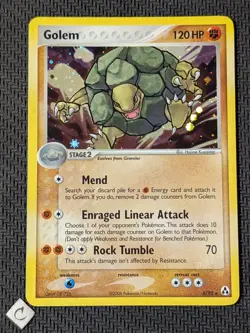 Golem 6/92 - Legend Maker Holo Rare Pokemon TCG NM - Image 1