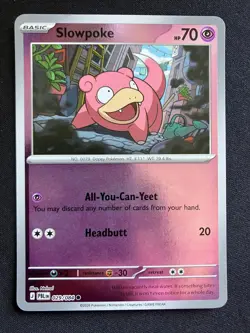 Slowpoke 029/084 Pitch Black Pokemon Reverse Holo Near Mint - Image 1