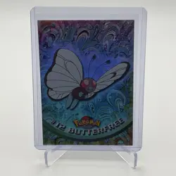 Butterfree #12 Pokemon Topps Animation Edition Black Label - Image 1