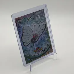 Butterfree #12 Pokemon Topps Animation Edition Black Label - Image 3
