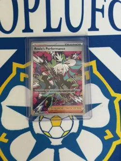 Pokemon TCG Roxie's Performance 121/086 Secret Rare Holo Full Art Chaos Rising - Image 1