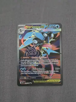 Mega Greninja EX 100/086 English Stage 2 Ultra Rare Full Art Holo CRIM - Image 1