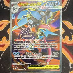 Pokemon TCG: ME Chaos Rising Mega Greninja ex 100/86 Full Art Ultra Rare NM - Image 1
