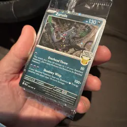 GameStop Promo. Zarude Pitch black promo gamestop NEW SEALED IN HAND Pitch Black - Image 1
