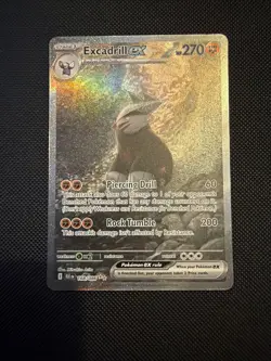 Excadrill EX SIR 168/086 Black Bolt Pokemon TCG English NM Near Mint - Image 1