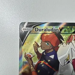 Pokemon Duraludon V (Alternate Full Art) 198/203 SWSH07: Evolving Skies Holo NM - Image 2