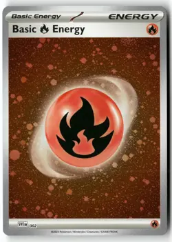 BASIC FIRE ENERGY 002 SCARLET & VIOLET ENERGIES POKEMON COSMOS HOLO NM FREE S&H, - Image 1