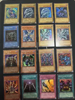 Yu-Gi-Oh Vintage Lot Dark Magician/Blue Eyes White Dragon LP/MP - Image 1