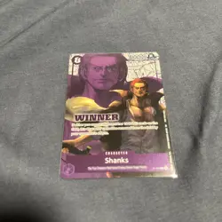 ONE PIECE TCG SHANKS TOURNAMENT WINNER PACK 2026 VOL 2. NM P-104 - Image 1