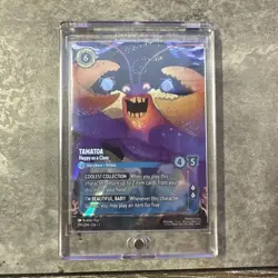 Disney Lorcana Archazia's Island: TAMATOA Happy as a Clam ENCHANTED FOIL 219/204 - Image 1
