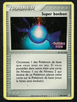 SUPER BONBON HOLO STAMPED 90/110 EX FANTOMES HOLON FR POKEMON CARD - Image 1