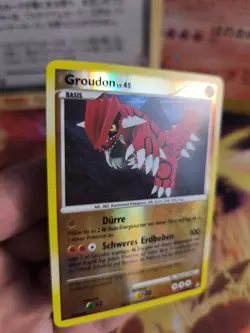 Pokemon Karte Card Groudon LV. 45 Legends Awkakend Reverse Holo NM- Deutsch - Image 2