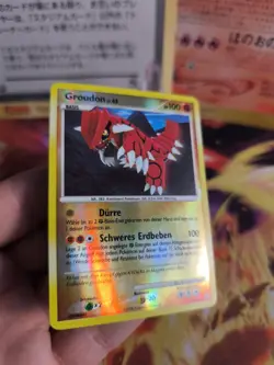 Pokemon Karte Card Groudon LV. 45 Legends Awkakend Reverse Holo NM- Deutsch - Image 4