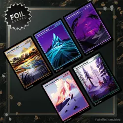 PIXELSNOWLANDS.JPG FOIL ETCHED EDITION Secret Lair MTG Sealed - Image 1