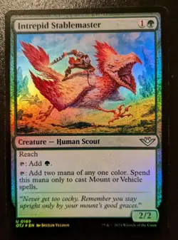 Intrepid Stablemaster 0169 OTJ Foil Uncommon Outlaws Of Thunder Junction MTG - Image 1