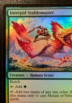 Intrepid Stablemaster 0169 OTJ Foil Uncommon Outlaws Of Thunder Junction MTG - Image 2
