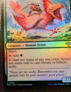 Intrepid Stablemaster 0169 OTJ Foil Uncommon Outlaws Of Thunder Junction MTG - Image 4