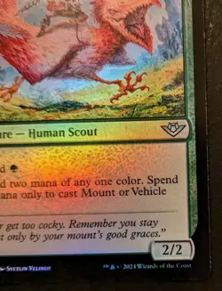 Intrepid Stablemaster 0169 OTJ Foil Uncommon Outlaws Of Thunder Junction MTG - Image 5