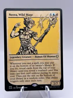 Neera, Wild Mage 434 Showcase Commander Legends: Battle for Baldur's Gate MTG NM - Image 1