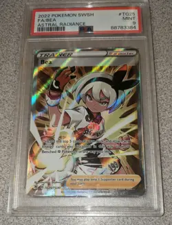 2022 Pokemon Bea TG25/TG30 Astral Radiance Trainer Gallery Holo PSA MINT 9 - Image 1
