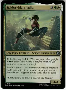 MTG - Spider-Man India 151 Marvel's Spider-Man U - Foil - Image 1