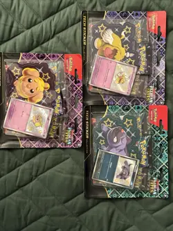 Pokemon Paldean Fates Tech Sticker Collection Set of 3, Scarlet Violet - Image 1