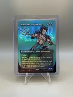 Namor the Sub-Mariner NM Borderless Foil #362 - MTG Marvel Super Heroes - Image 1