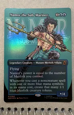 Namor the Sub-Mariner (Borderless) (0362) Marvel Super Heroes Foil - Image 1