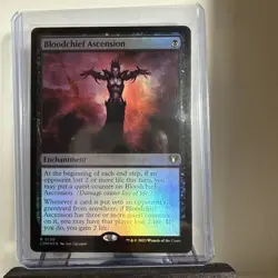 MTG Bloodchief Ascension 139 Foil Commander Masters Rare Card - Image 1