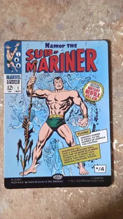 Namor The Sub-Mariner (M0391) - Foil - Borderless MTG Marvel Super Heroes NM - Image 1