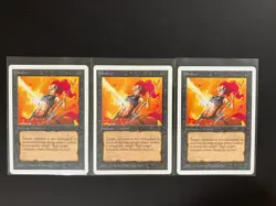 3 x PARALYZE from 2U Unlimited MTG Magic the Gathering Vintage Black - Image 1
