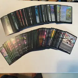 162 MTG Kamigawa Neon Dynasty Card Lot 130 Foils Showcase Eiganjo Exemplar NEO - Image 1